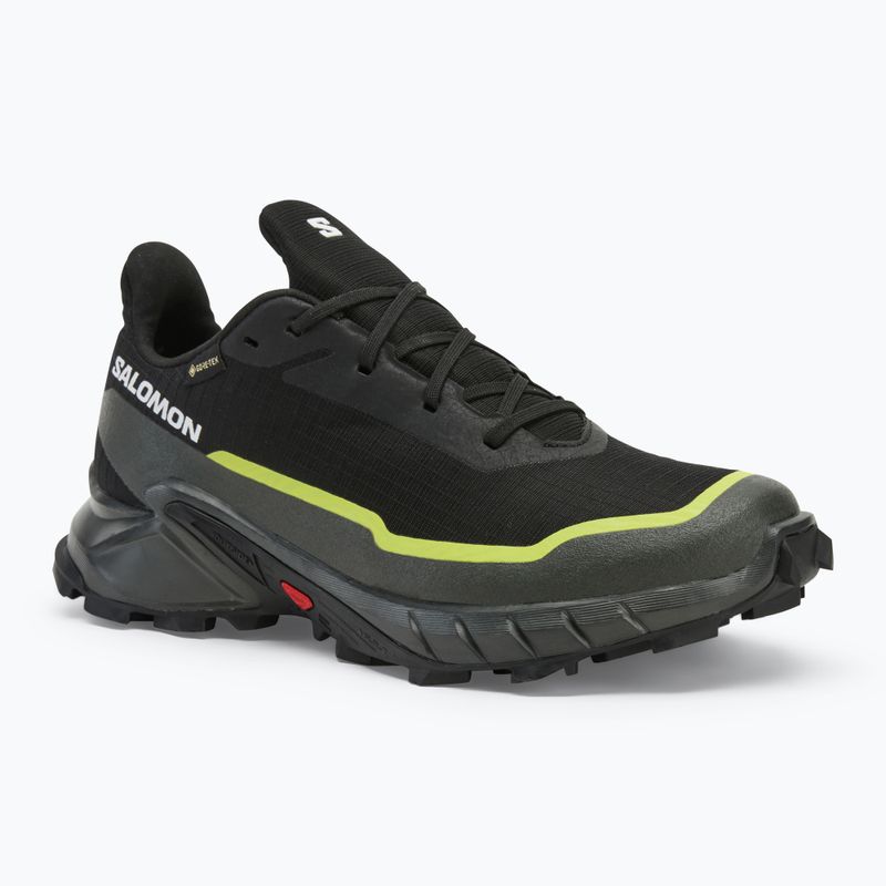 Încălțăminte de alergare pentru bărbați Salomon Alphacross 5 GTX black/peat/sulphur spring