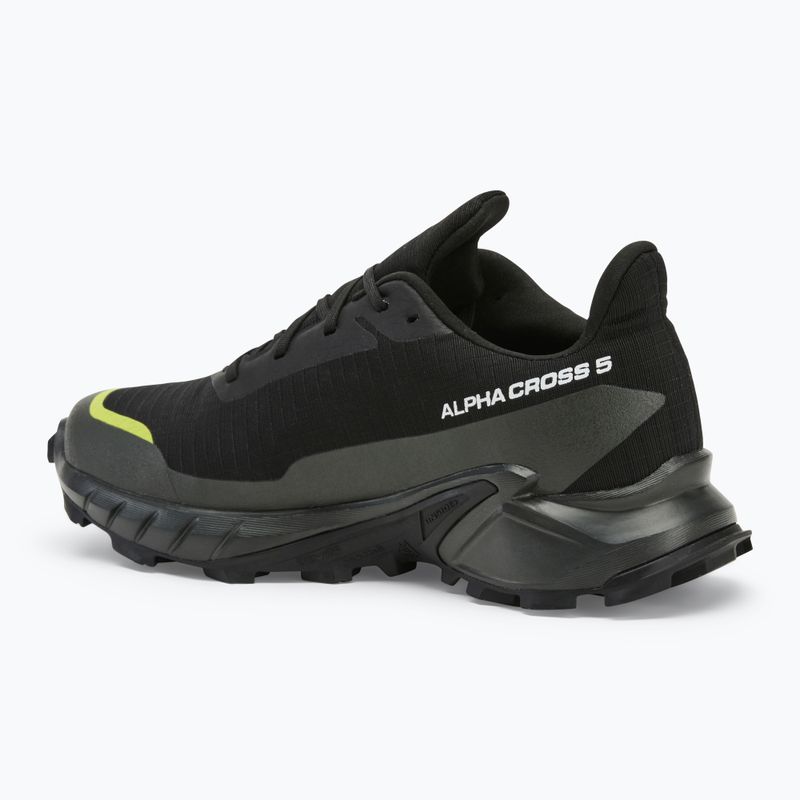 Încălțăminte de alergare pentru bărbați Salomon Alphacross 5 GTX black/peat/sulphur spring 3