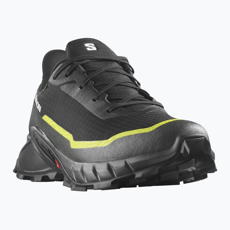 Încălțăminte de alergare pentru bărbați Salomon Alphacross 5 GTX black/peat/sulphur spring 8