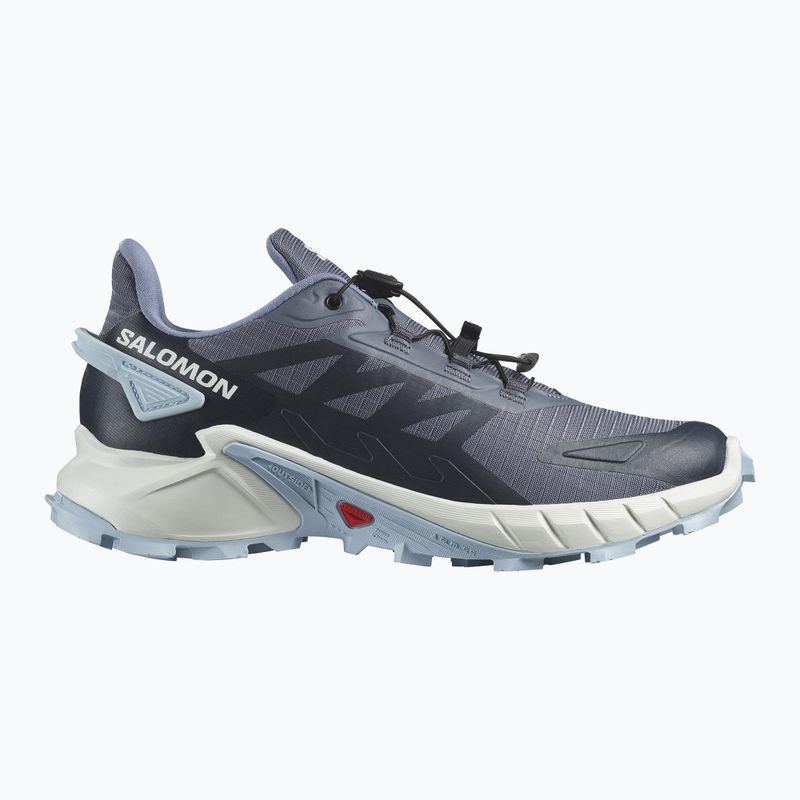 Încălțăminte de alergare pentru femei Salomon Supercross 4 grisaille/white/cashmere blue 9