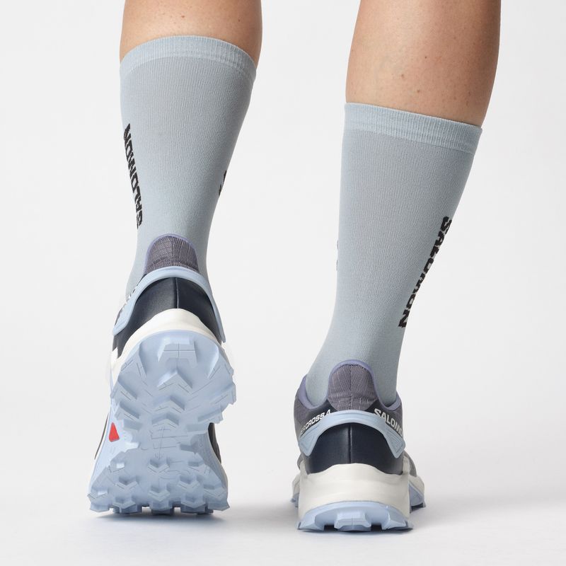 Încălțăminte de alergare pentru femei Salomon Supercross 4 grisaille/white/cashmere blue 15