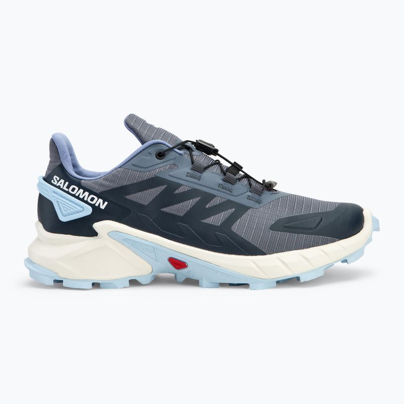 Încălțăminte de alergare pentru femei Salomon Supercross 4 grisaille/white/cashmere blue 2