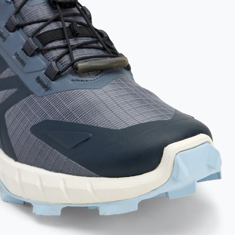 Încălțăminte de alergare pentru femei Salomon Supercross 4 grisaille/white/cashmere blue 7