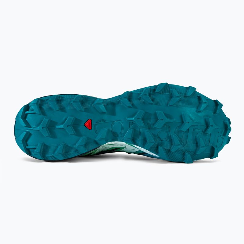 Încălăminte de alergat pentru bărbați Salomon Speedcross 6 carbon/tahitian tide/white 5