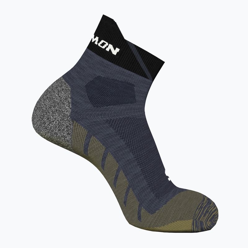 Șosete de alergat Salomon Speedcross Ankle india ink/black/dried herb