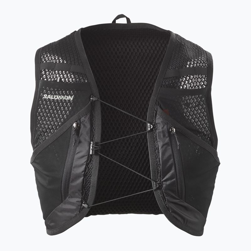 Vestă de alergare Salomon Active Skin 12 No Flasks black/metal