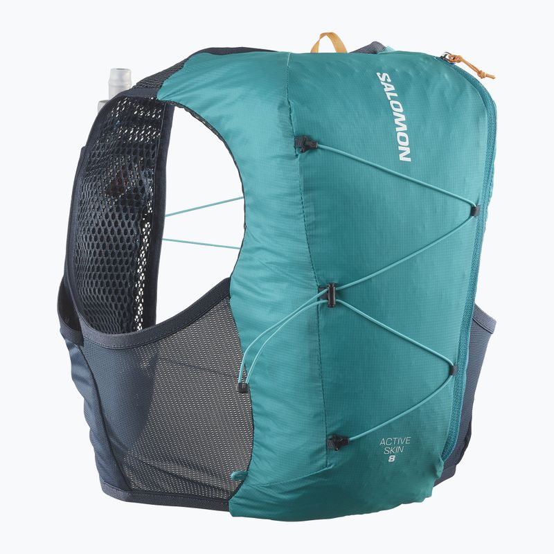 Vestă de alergare Salomon Active Skin 8 set tahitian tide/carbon 2