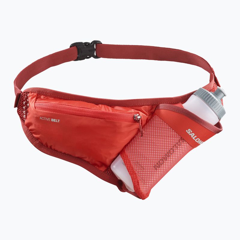 Centură de alergat Salomon Active Belt 3D Bottle high risk red/red dahlia