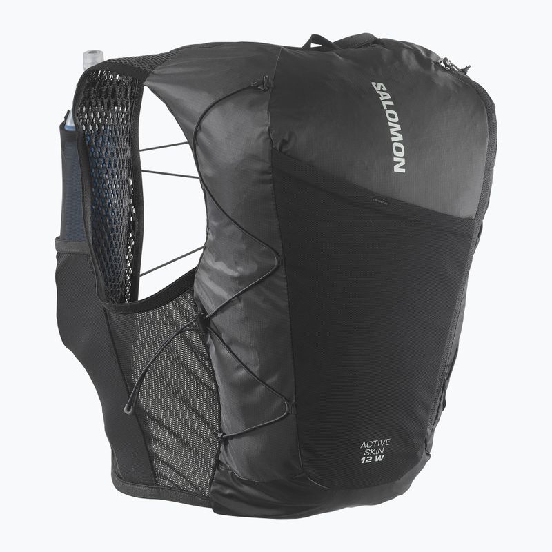Vestă de alergare pentru femei Salomon Active Skin 12 Set black/metal 2