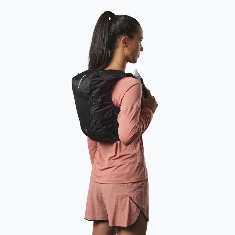 Vestă de alergare pentru femei Salomon Active Skin 12 Set black/metal 5