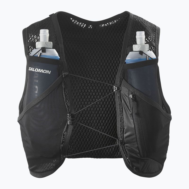 Vestă de alergare Salomon Active Skin 4 set black/metal