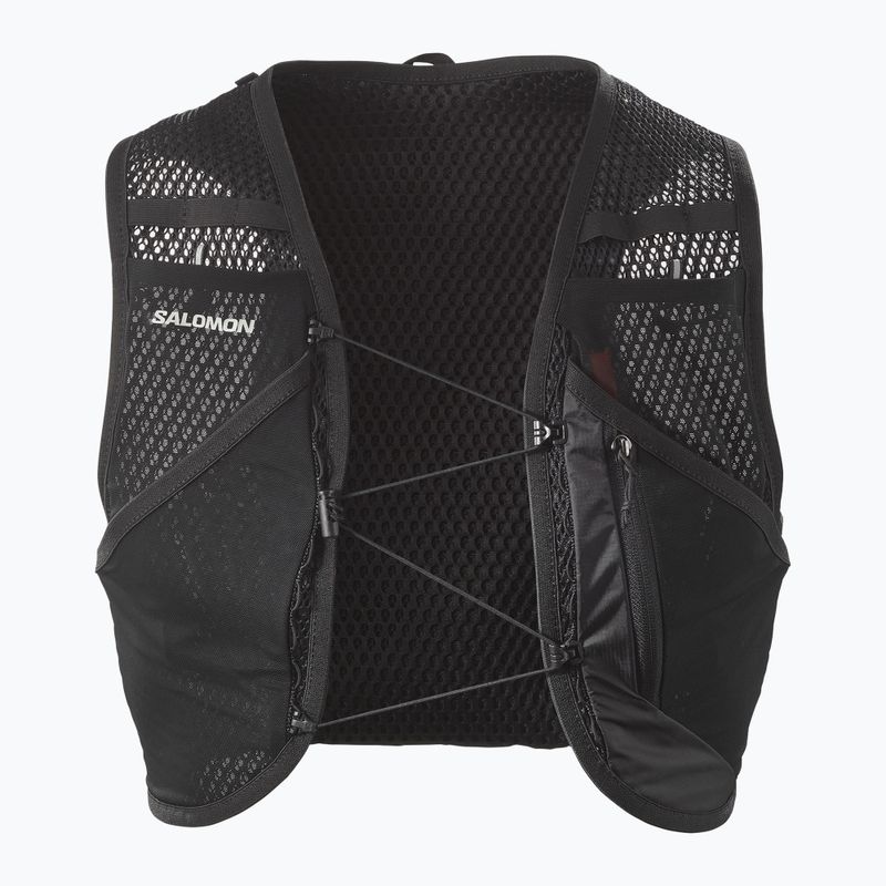 Vestă de alergare Salomon Active Skin 8 No Flasks black/metal