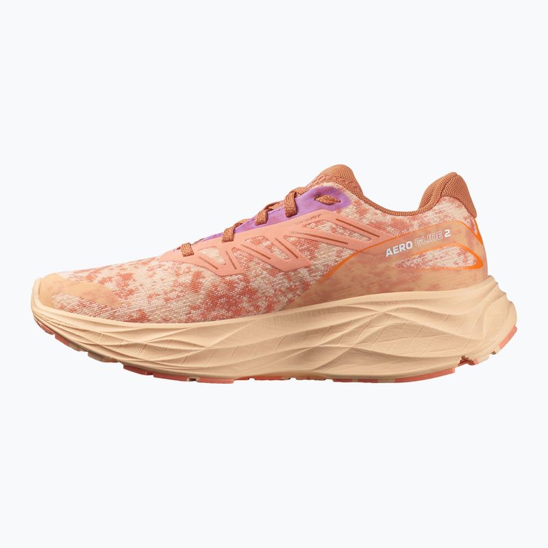 Încălțăminte de alergare pentru femei Salomon Aero Glide 2 spice route/peach quartz/fresh salmon 10