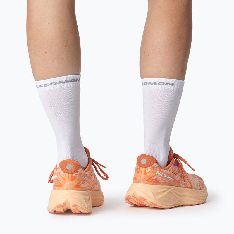 Încălțăminte de alergare pentru femei Salomon Aero Glide 2 spice route/peach quartz/fresh salmon 15
