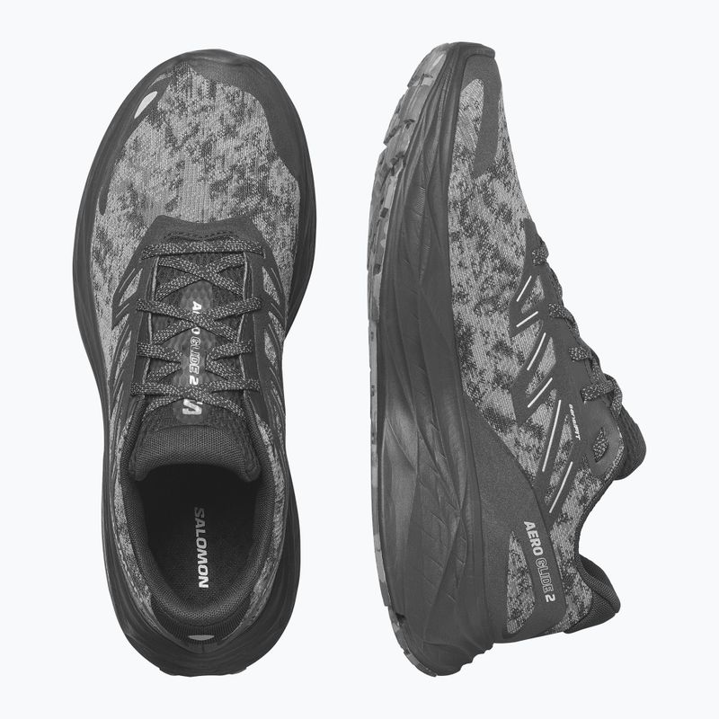 Încălțăminte de alergare pentru bărbați Salomon Aero Glide 2 black/phantom/ghost grey 13