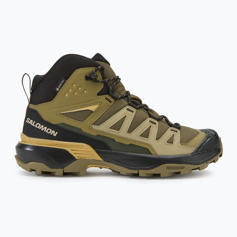 Încălțăminte de trekking pentru bărbați Salomon X Ultra 360 MID GTX olive night/slate green/southern moss 2