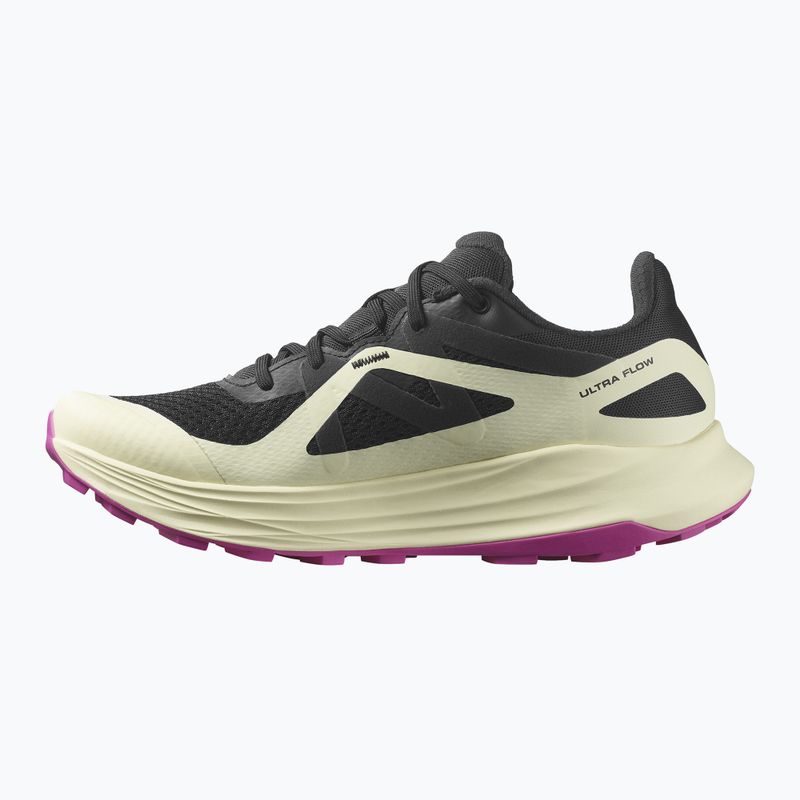 Încălțăminte de alergare pentru femei  Salomon Ultra Flow black/transparent yellow/rose violet 10