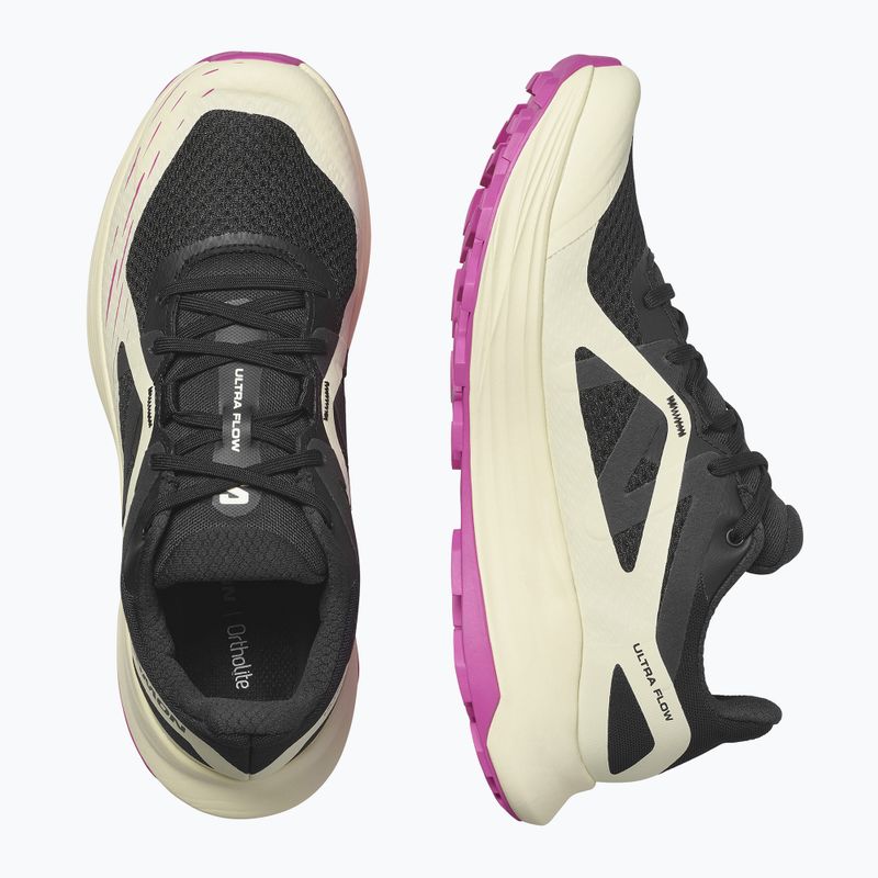 Încălțăminte de alergare pentru femei  Salomon Ultra Flow black/transparent yellow/rose violet 13
