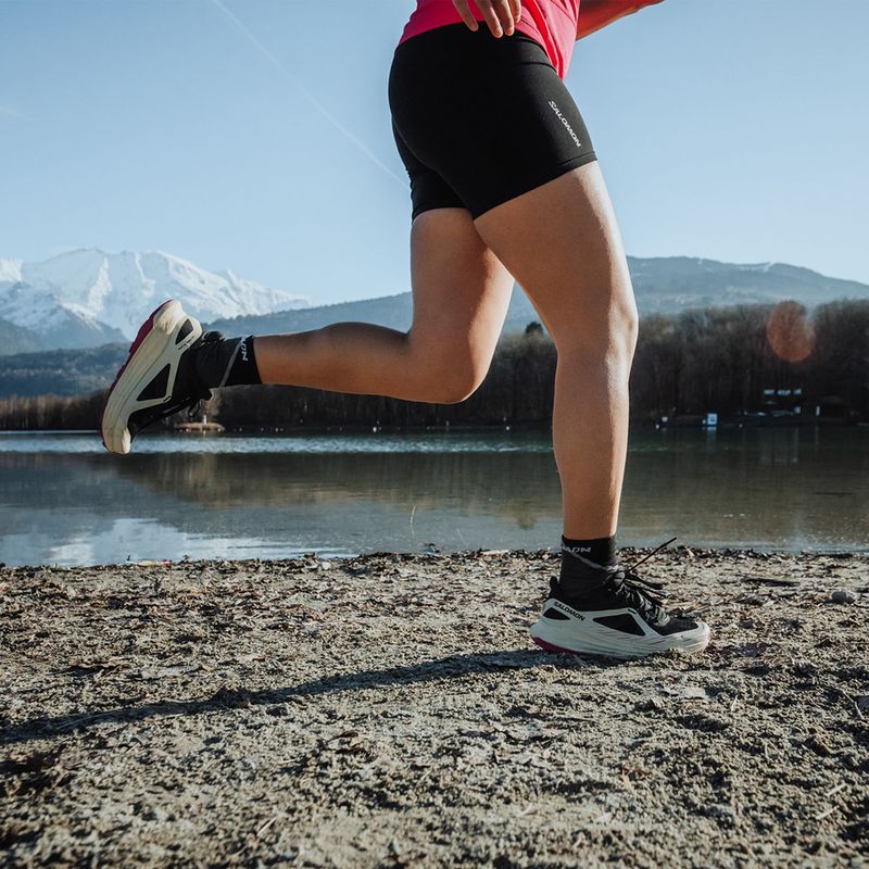 Încălțăminte de alergare pentru femei  Salomon Ultra Flow black/transparent yellow/rose violet 16