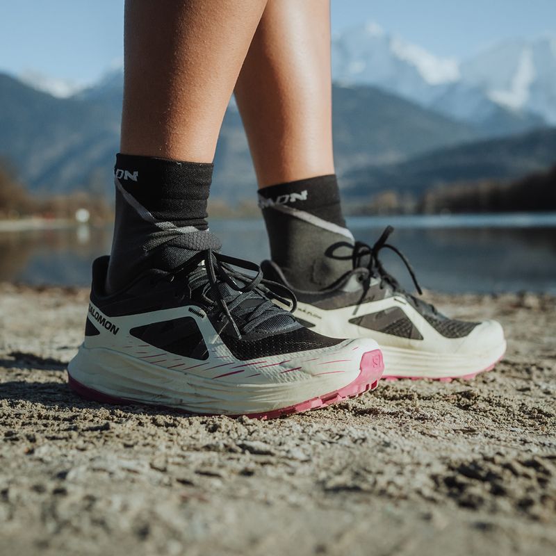 Încălțăminte de alergare pentru femei  Salomon Ultra Flow black/transparent yellow/rose violet 18