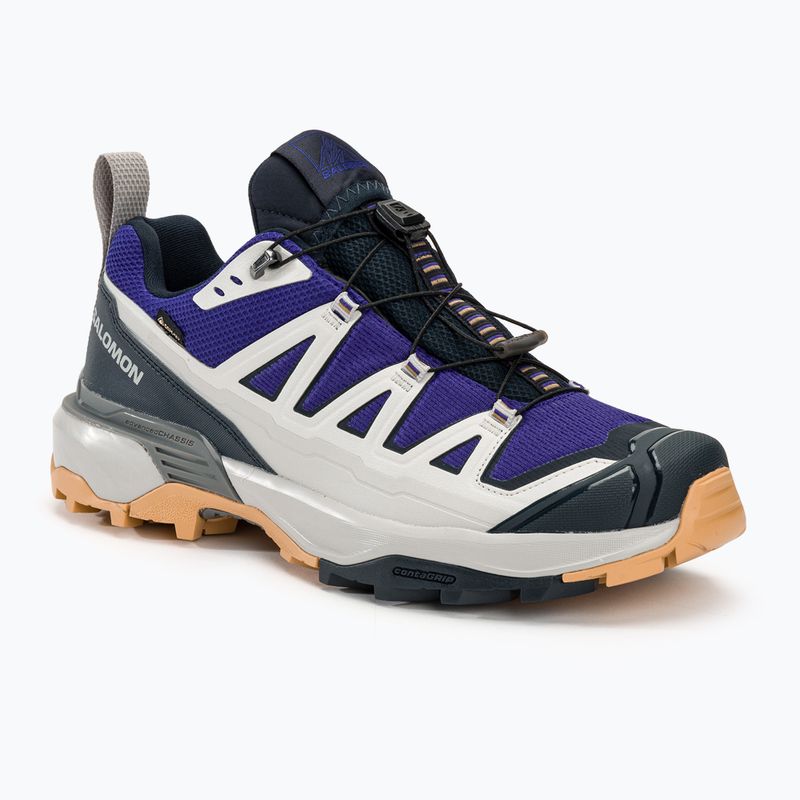 Cizme de drumeție pentru bărbați Salomon X Ultra 360 Edge GTX albastru spectru / gri ghețar