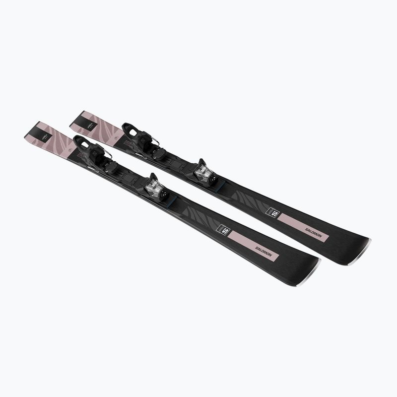 Schiuri de coborâre pentru femei Salomon S/Max N°8 + legături  M10 GW black/rose gold met. 3