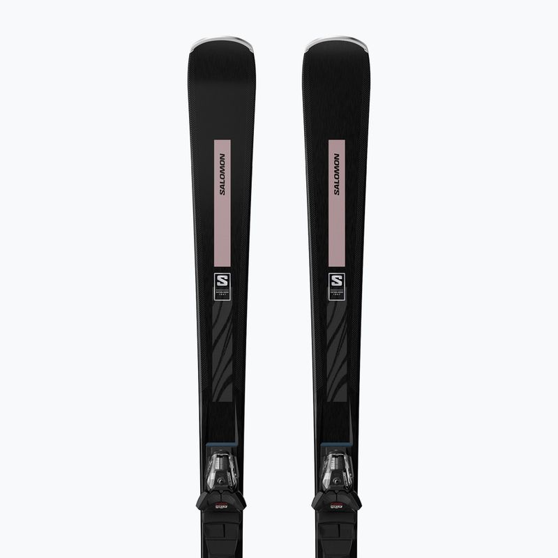 Schiuri de coborâre pentru femei Salomon S/Max N°8 + legături  M10 GW black/rose gold met. 4