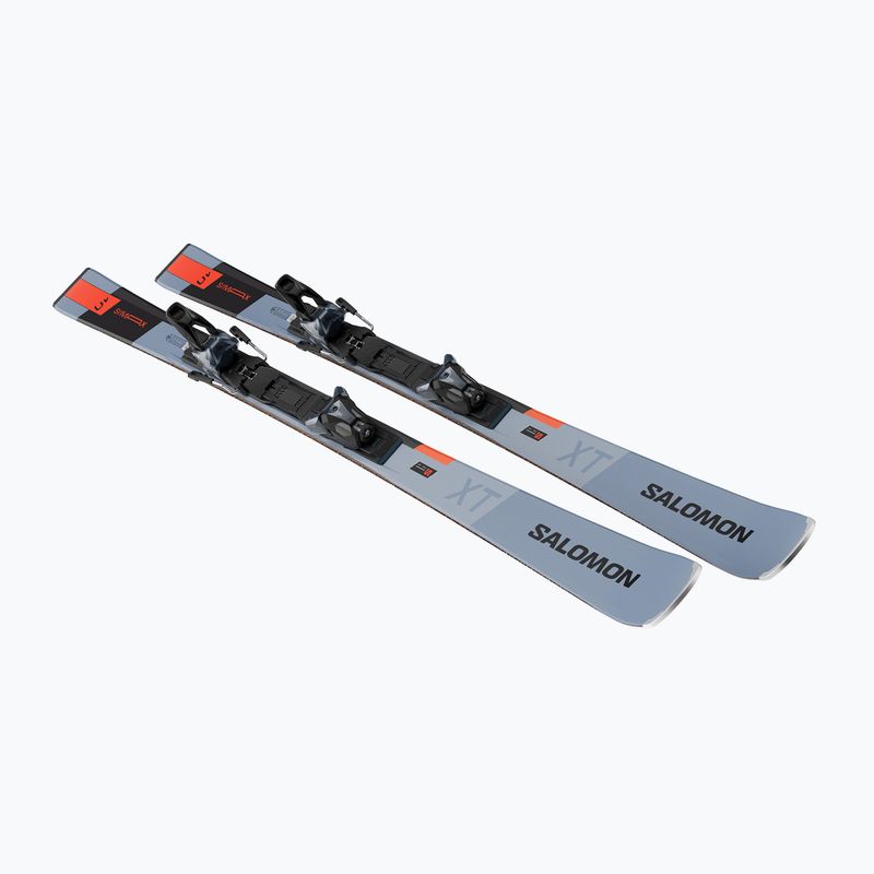 Schiuri de coborâre Salomon S/Max 10 XT + legături MI12 GW copen blue/black/neon red 3