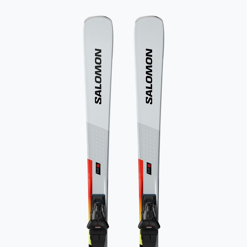 Schiuri de coborâre Salomon S/Max Endurance + legături  M10 GW white/safety yellow/black 4