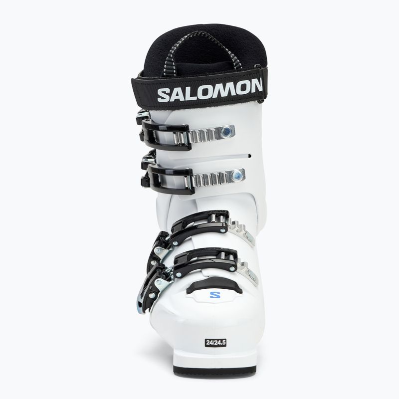 Ghete de schi pentru copii Salomon S/Race 60T L Jr white/white/process blue 3