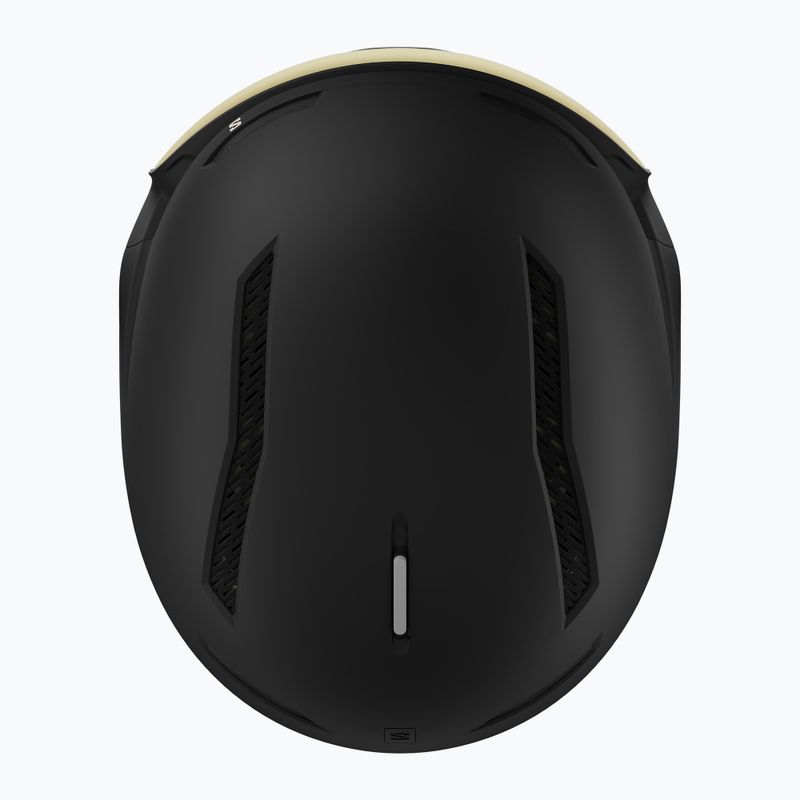 Cască de schi Salomon Driver Prime Sigma Plus black/light bronze met/blackgold/ice blue 6