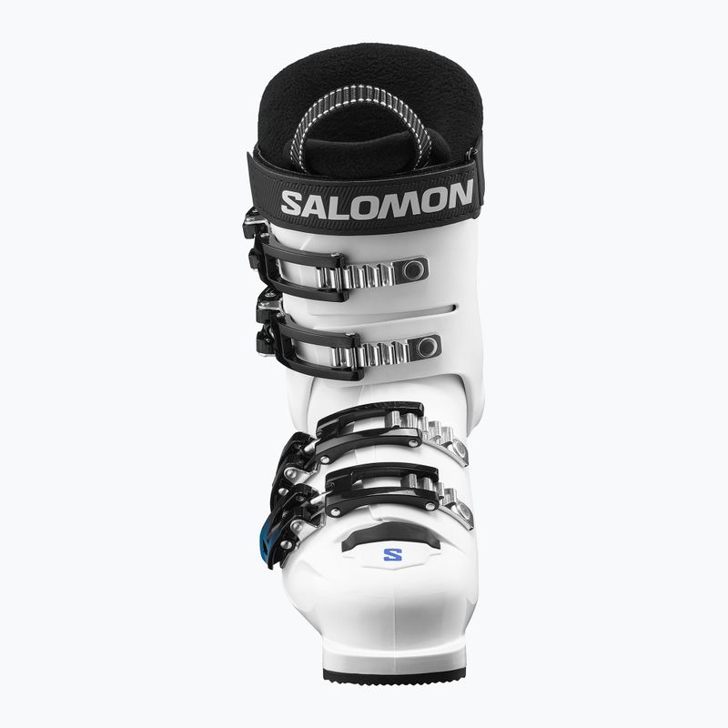 Ghete de schi pentru copii Salomon S/Race 60T M Jr white/white/process blue 2