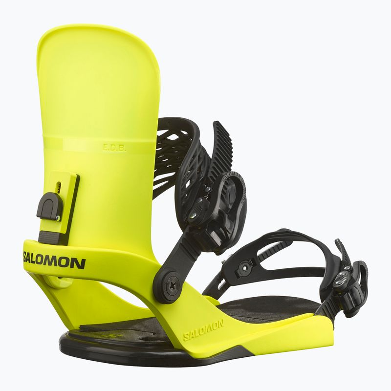 Legături de snowboard Salomon EDB neon yellow 2