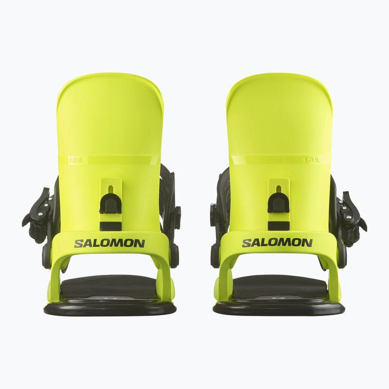 Legături de snowboard Salomon EDB neon yellow 3