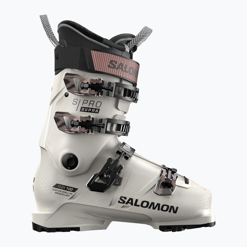 Încălțăminte de schi pentru femei Salomon S/Pro Supra 100 W GW gray aurora/black/pink gold metallic 6