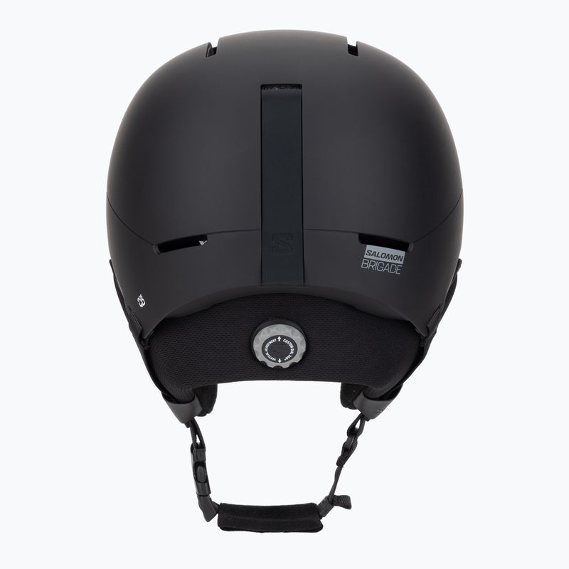 Cască de schi Salomon Brigade Round Fit black 4