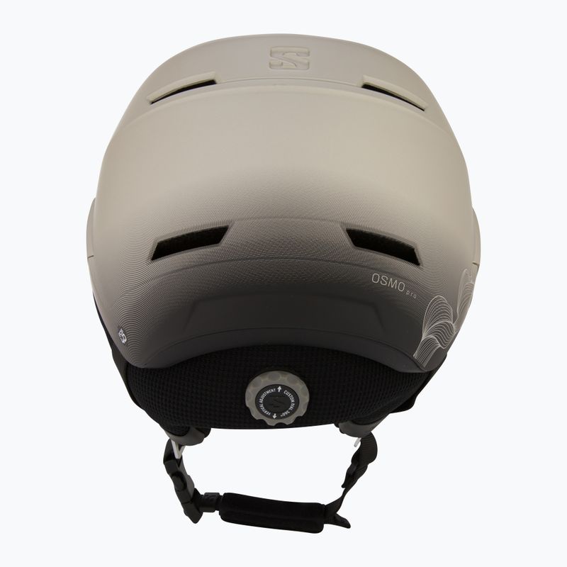 Cască de schi Salomon Osmo Pro Sigma Photo light bronze met/black/poppy red 3