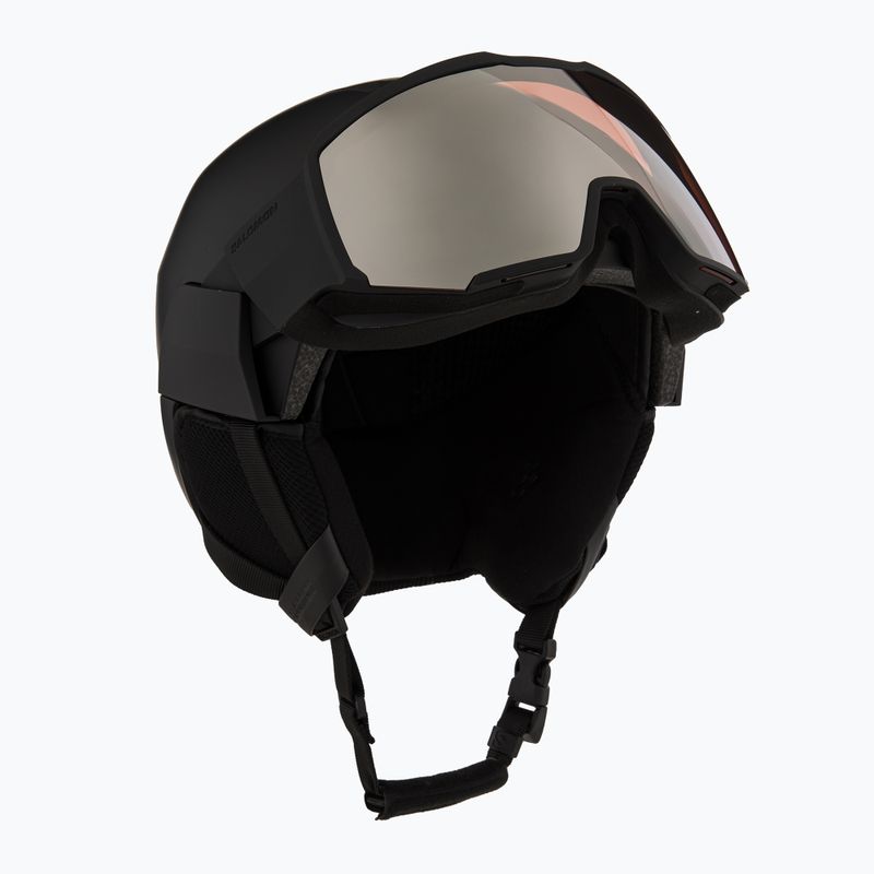Cască de schi Salomon Osmo black/flash tonic orange 10