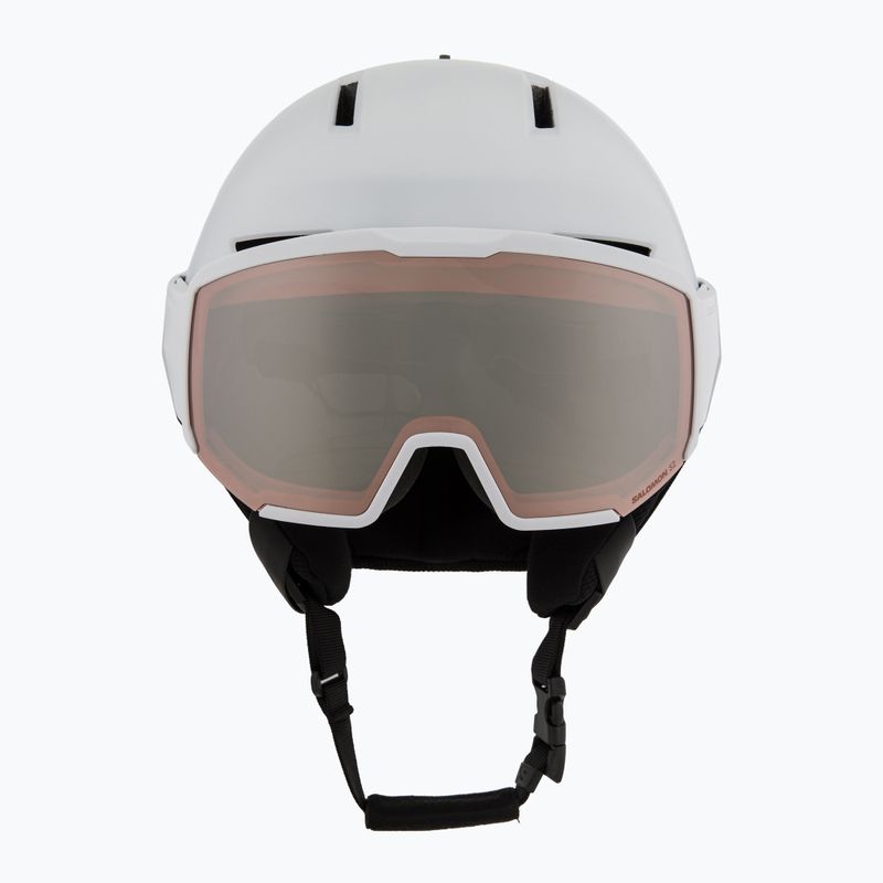 Cască de schi Salomon Osmo white/flash tonic orange 2