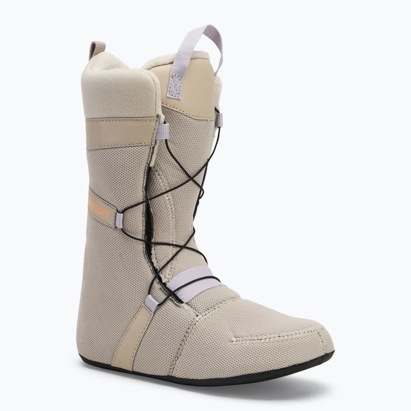 Ghete de snowboard pentru femei Salomon Ivy Boa SJ Boa W cream/peach fuzz/orchid petal 5