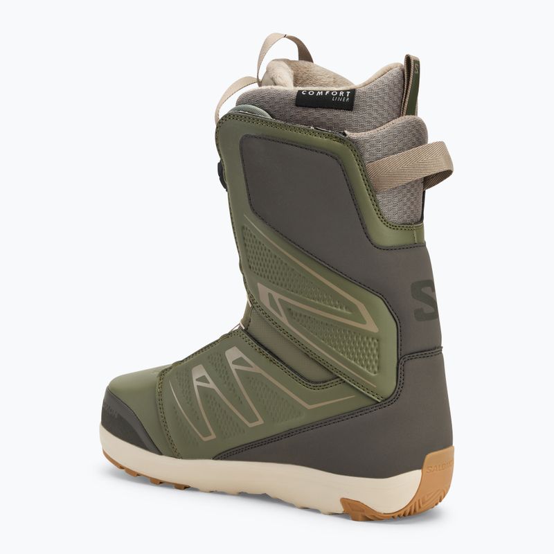 Încălțăminte de snowboard pentru bărbați Salomon Launch Boa SJ Boa deep lichen green/beluga/vintage khaki 2