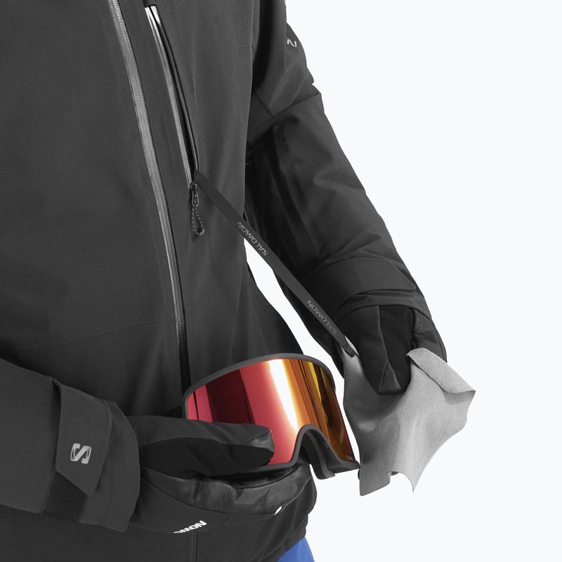 Geacă de schi pentru bărbați Salomon Highland deep black 5