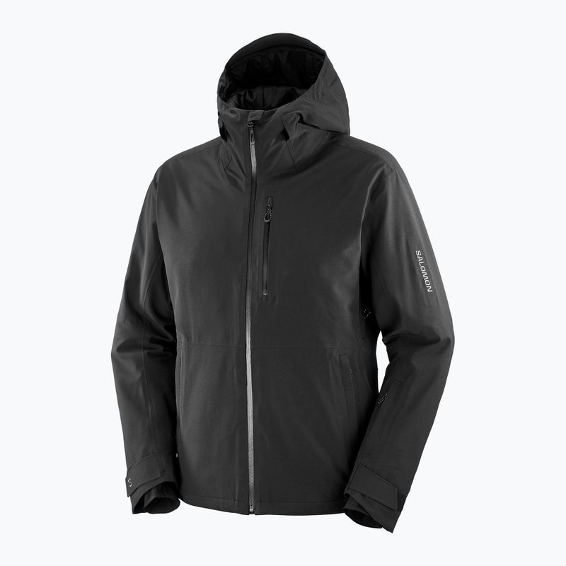 Geacă de schi pentru bărbați Salomon Highland deep black 7
