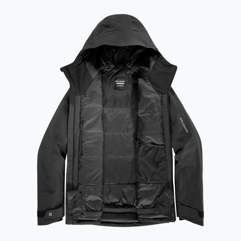 Geacă de schi pentru bărbați Salomon Highland deep black 8