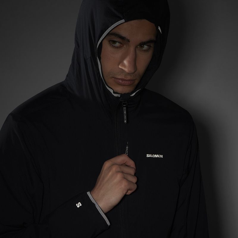 Geacă căptușită pentru bărbați Salomon Mountain Flex deep black 8