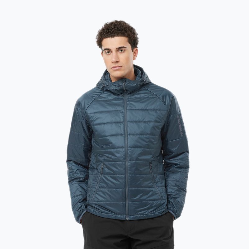 Geacă cu puf pentru bărbați Salomon Outline Hd midnight navy