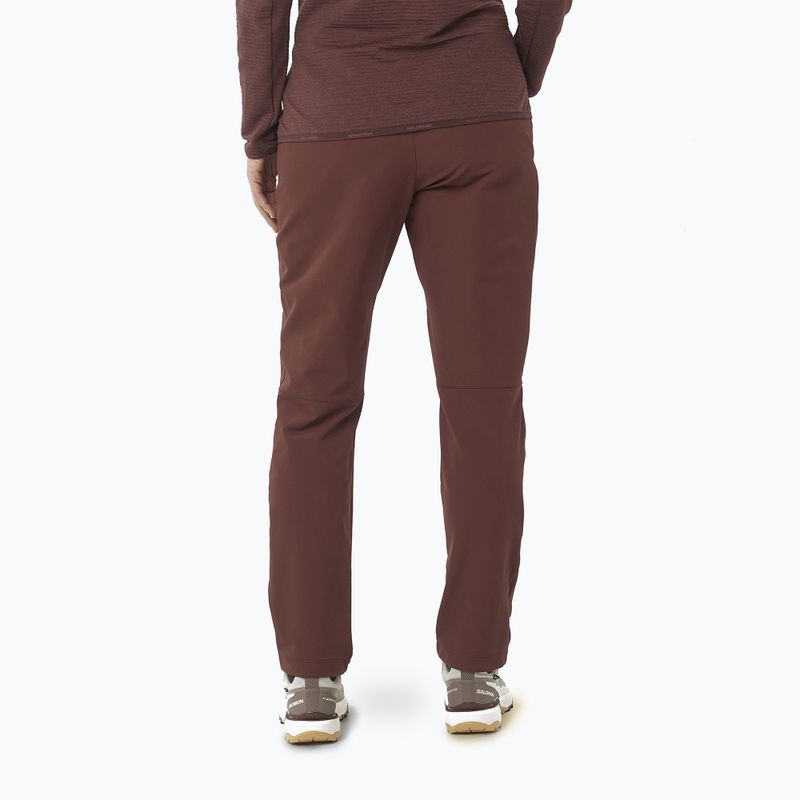 Pantaloni de trekking pentru femei  Salomon Wayfarer Warm rum raisin 2