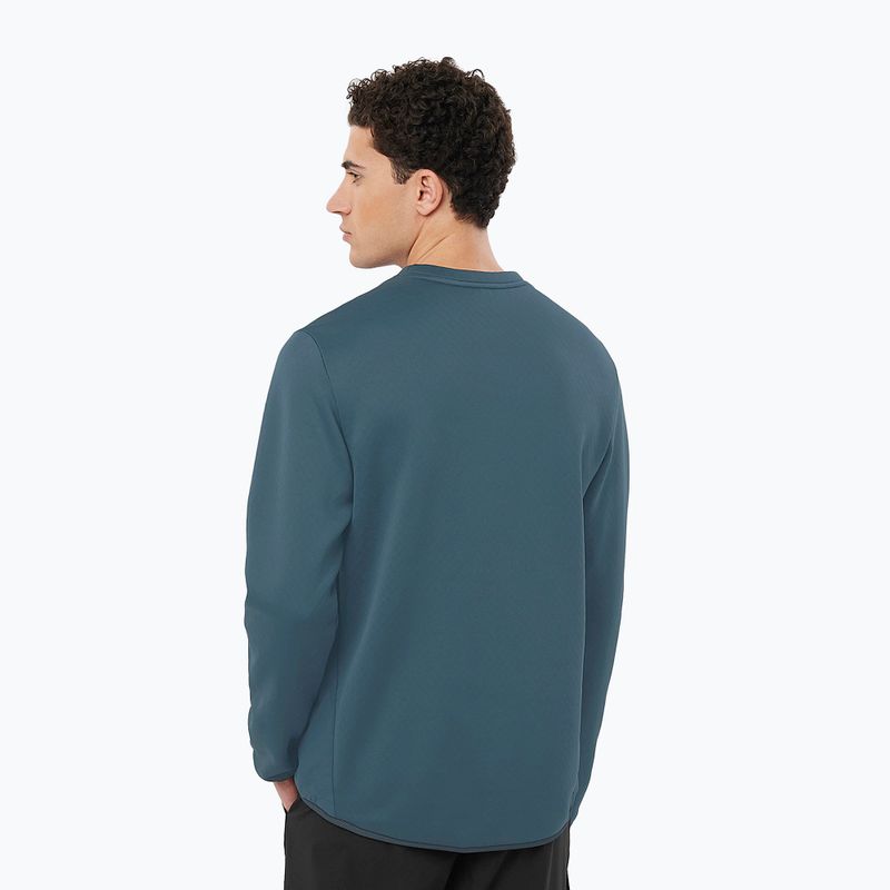 Bluză de trekking pentru bărbați Salomon Outline Hyb Warm midnight 2