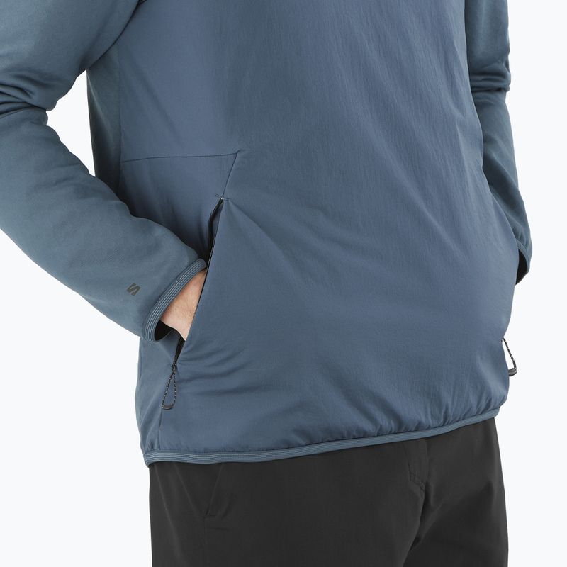 Bluză de trekking pentru bărbați Salomon Outline Hyb Warm midnight 5