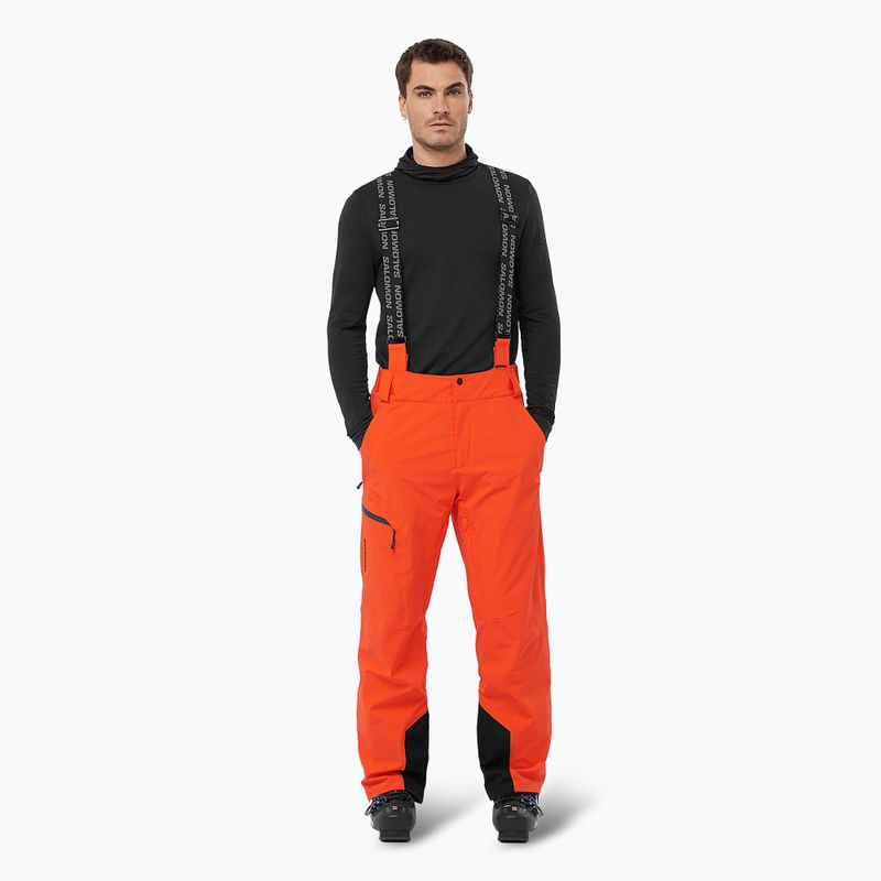 Pantaloni de schi pentru bărbați Salomon Brilliant cherry tomato